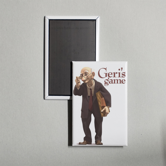 Geri's Game Mini Movie Fridge Magnet