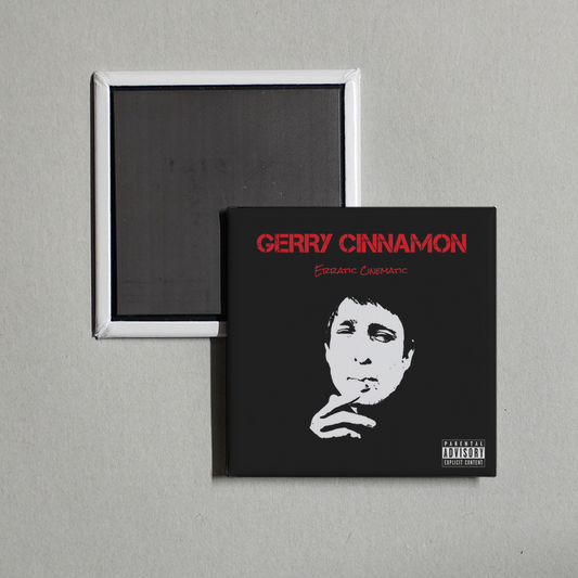 Gerry Cinnamon - Erratic Cinematic Album Cover Fridge Magnet