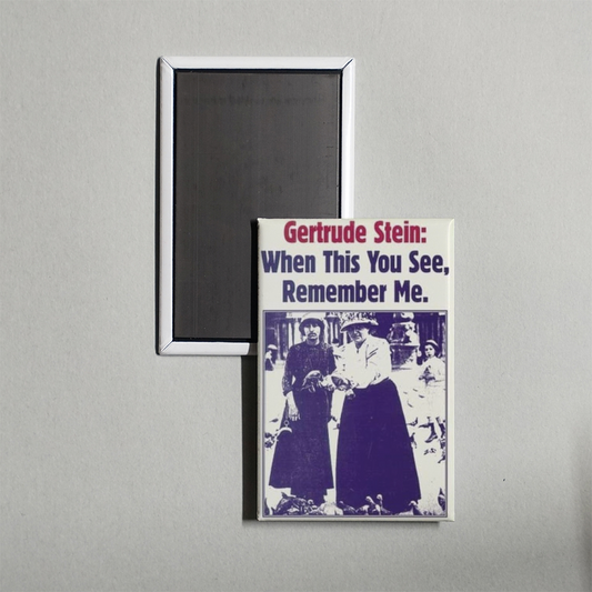 Gertrude Stein When You See This, Remember Me Mini Movie Fridge Magnet