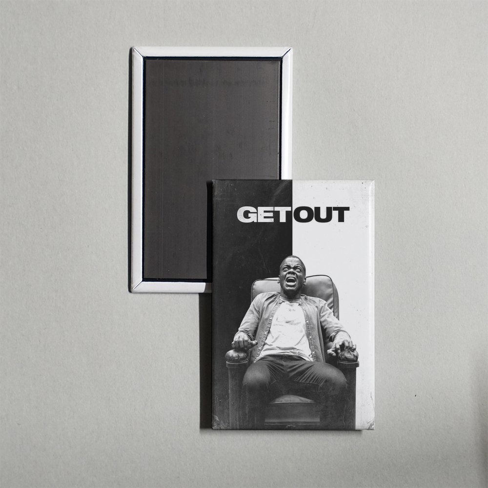 Get Out Mini Movie Fridge Magnet