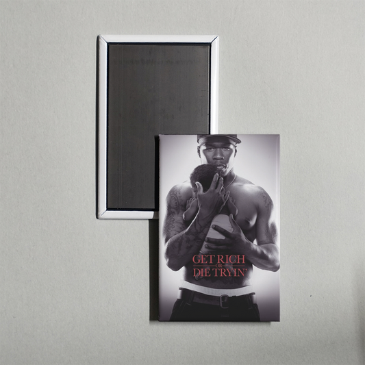 Get Rich or Die Tryin' Mini Movie Fridge Magnet