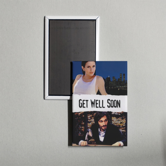 Get Well Soon Mini Movie Fridge Magnet