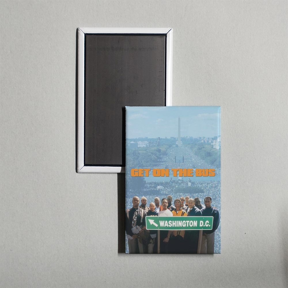 Get on the Bus Mini Movie Fridge Magnet