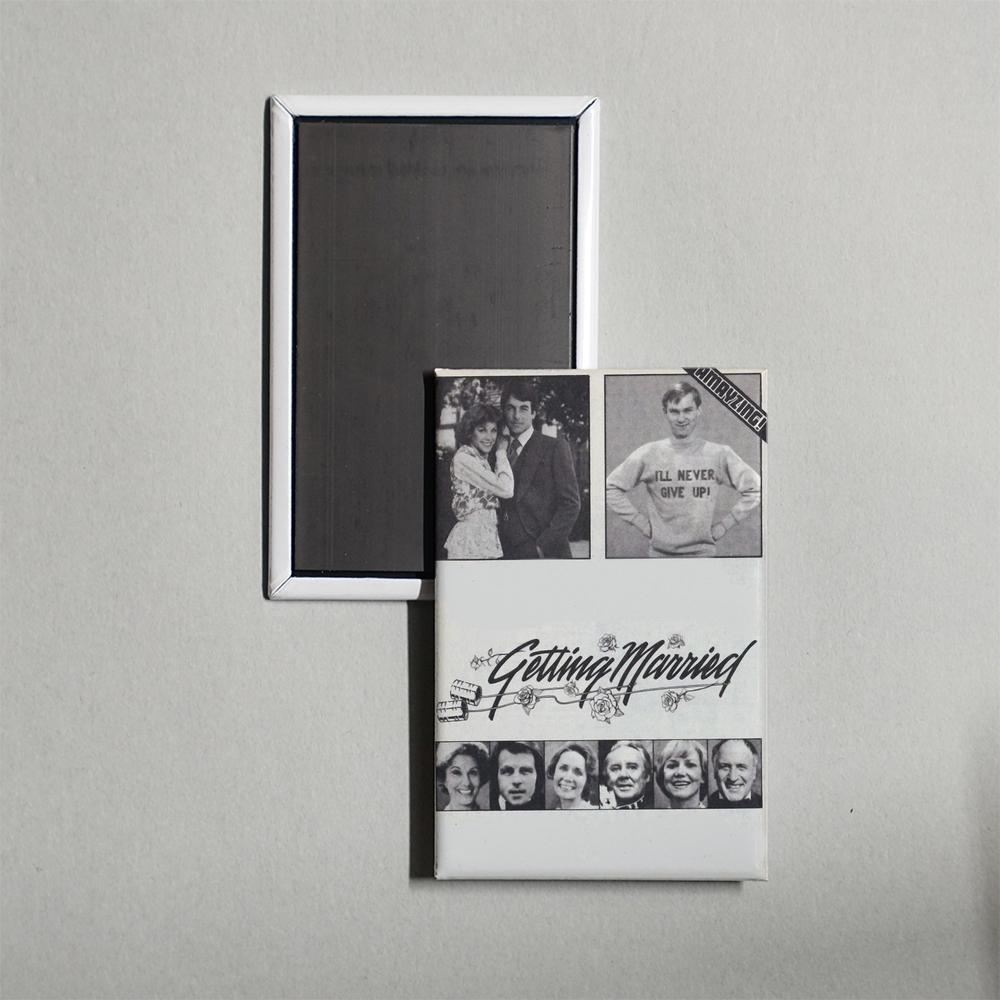 Getting Married Mini Movie Fridge Magnet