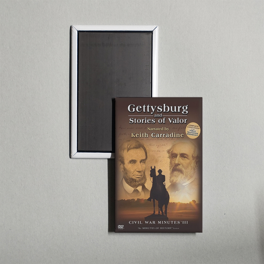 Gettysburg and Stories of Valor TV Show Fridge Magnet