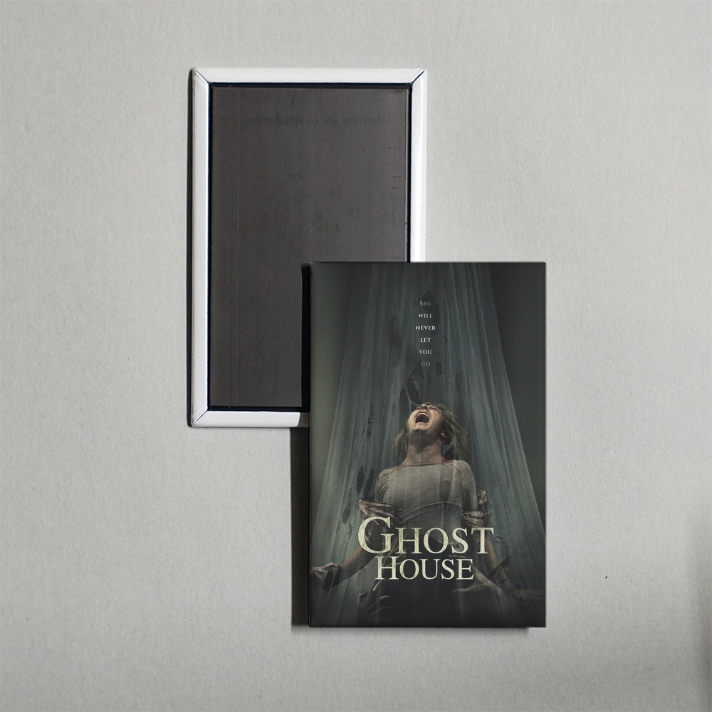 Ghost House Mini Movie Fridge Magnet
