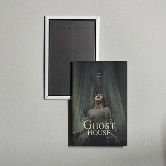 Ghost House Mini Movie Fridge Magnet