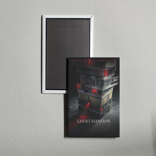 Ghost Mansion Mini Movie Fridge Magnet