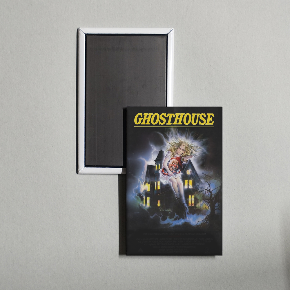 Ghosthouse Mini Movie Fridge Magnet