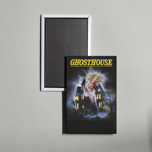 Ghosthouse Mini Movie Fridge Magnet