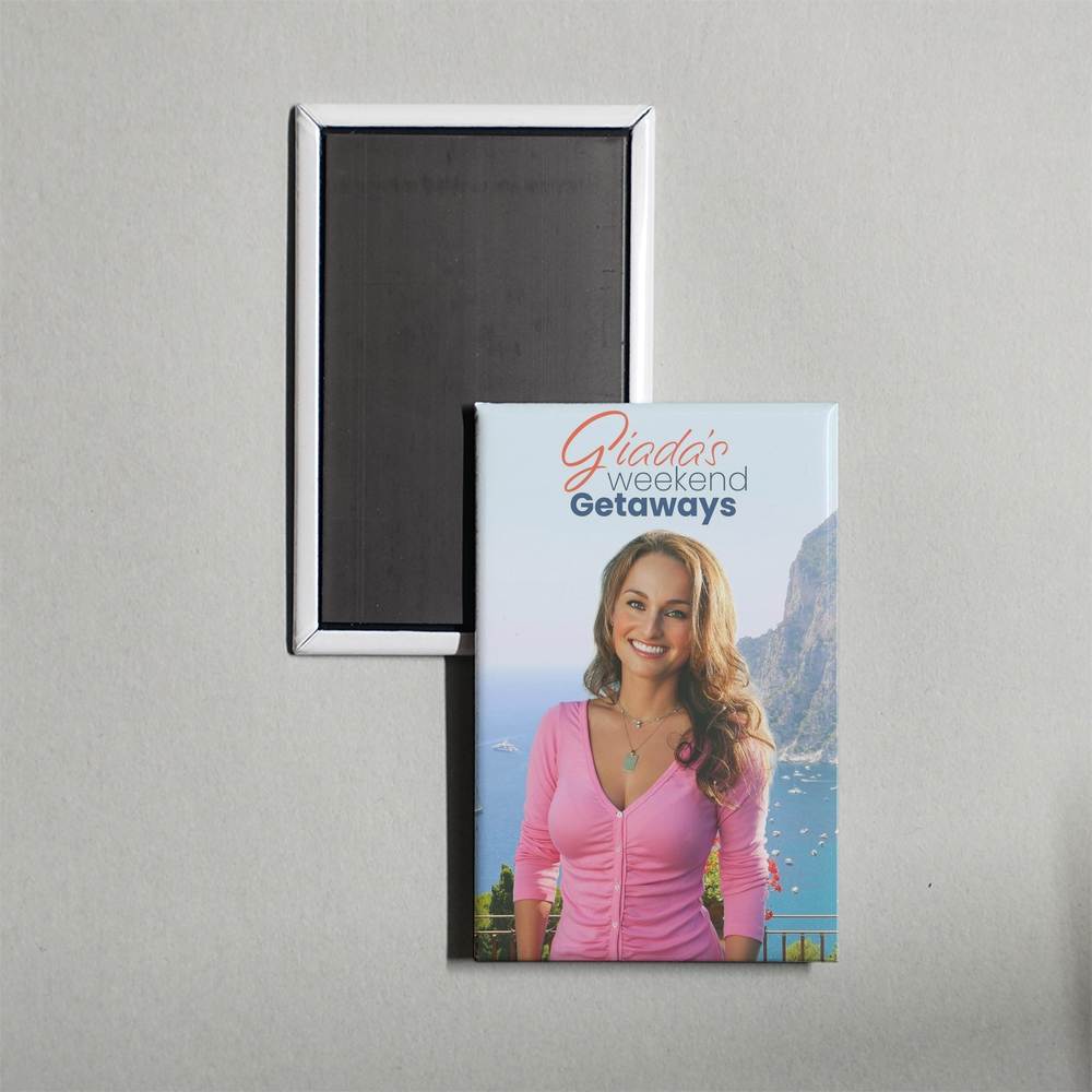 Giada's Weekend Getaways TV Show Fridge Magnet