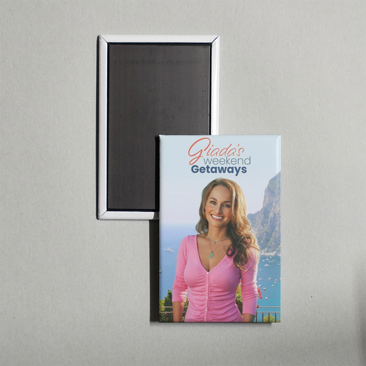 Giada's Weekend Getaways TV Show Fridge Magnet