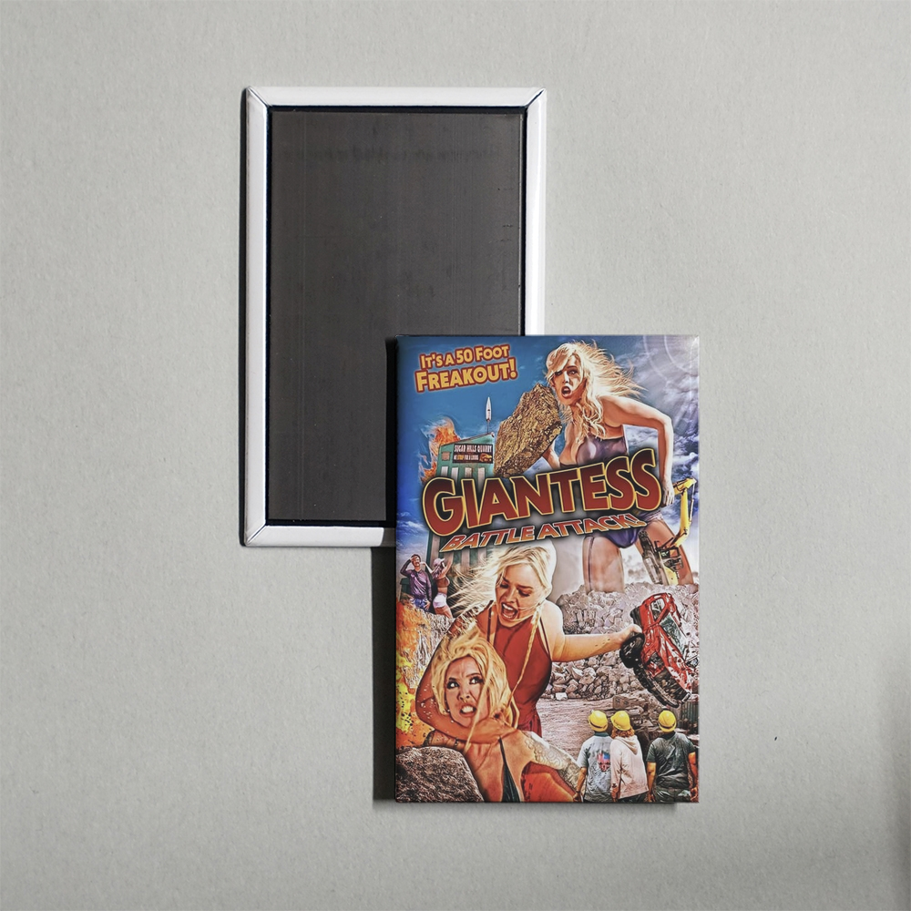 Giantess Battle Attack! Mini Movie Fridge Magnet