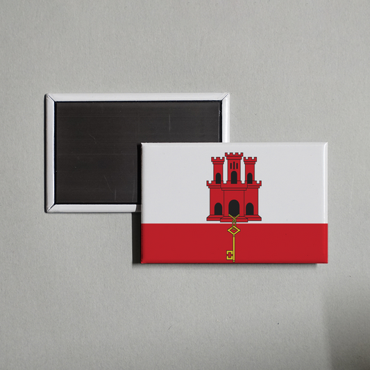 Gibraltar Flag Fridge Magnet