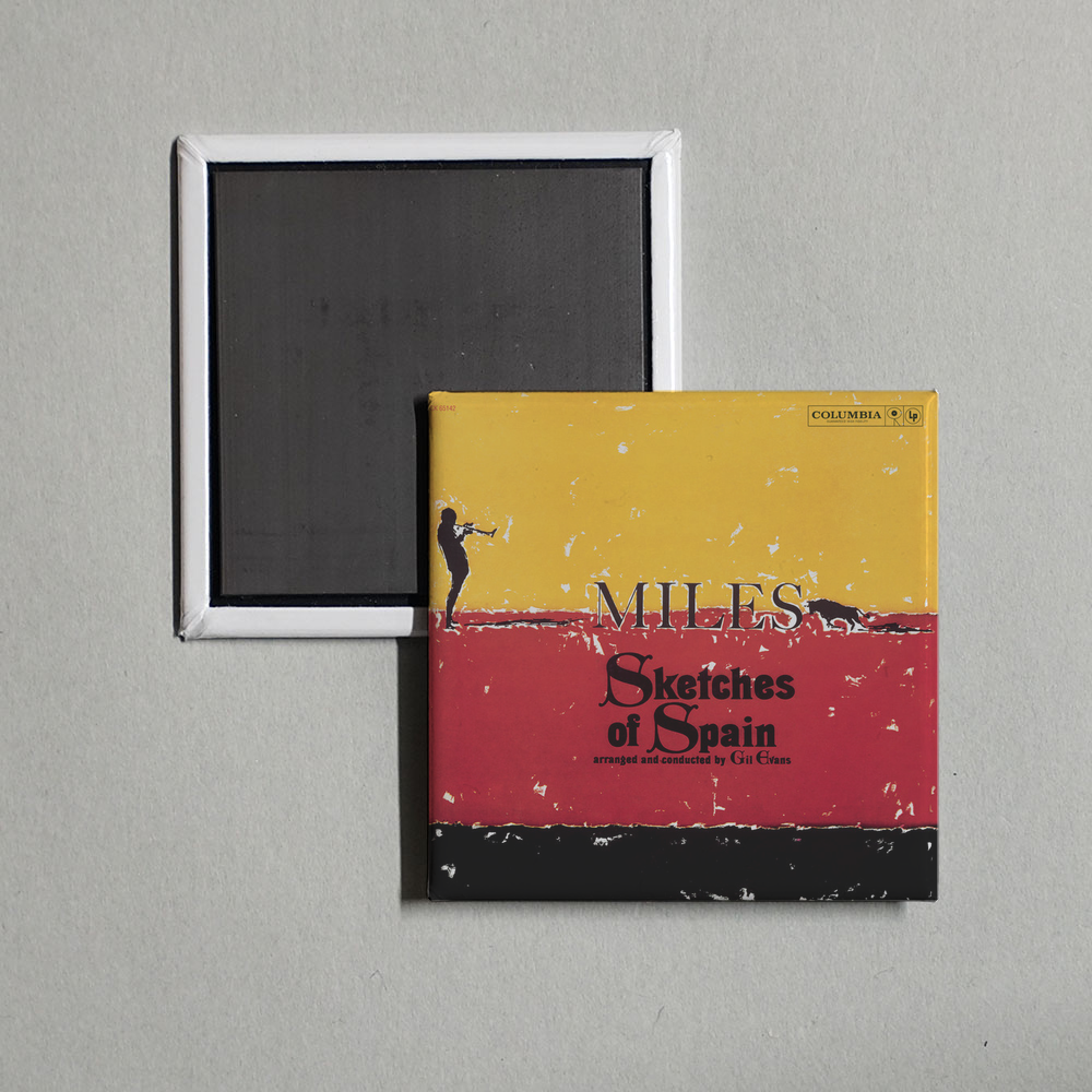 Gil Evans - Sketches of Spain Album Cover Fridge Magnet