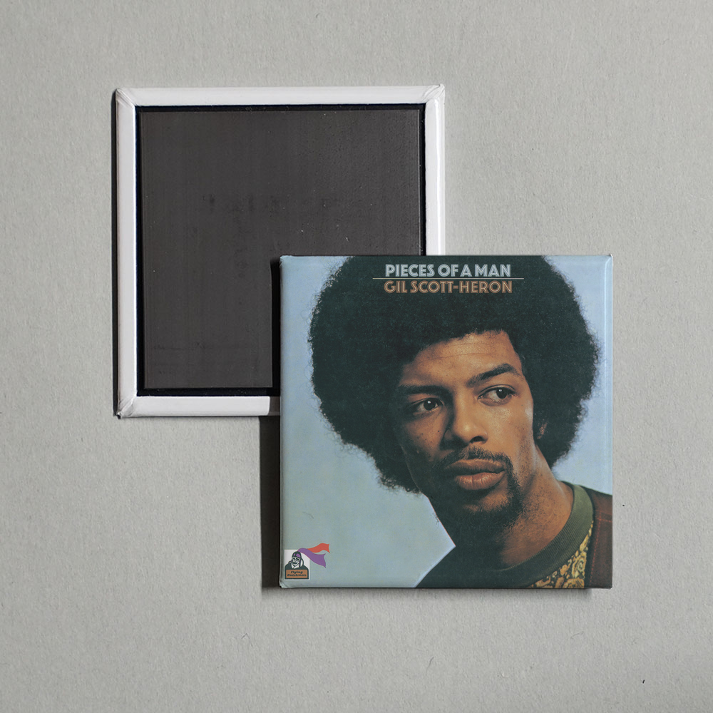 Gil Scott-Heron - Pieces of a Man Album Cover Fridge Magnet