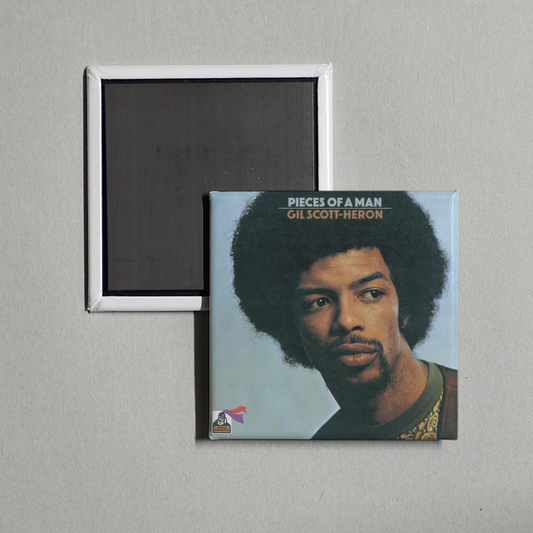 Gil Scott-Heron - Pieces of a Man Album Cover Fridge Magnet