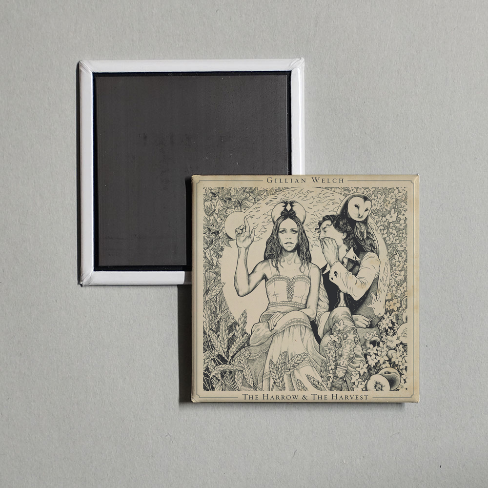 Gillian Welch - The Harrow & The Harvest Album Cover Fridge Magnet