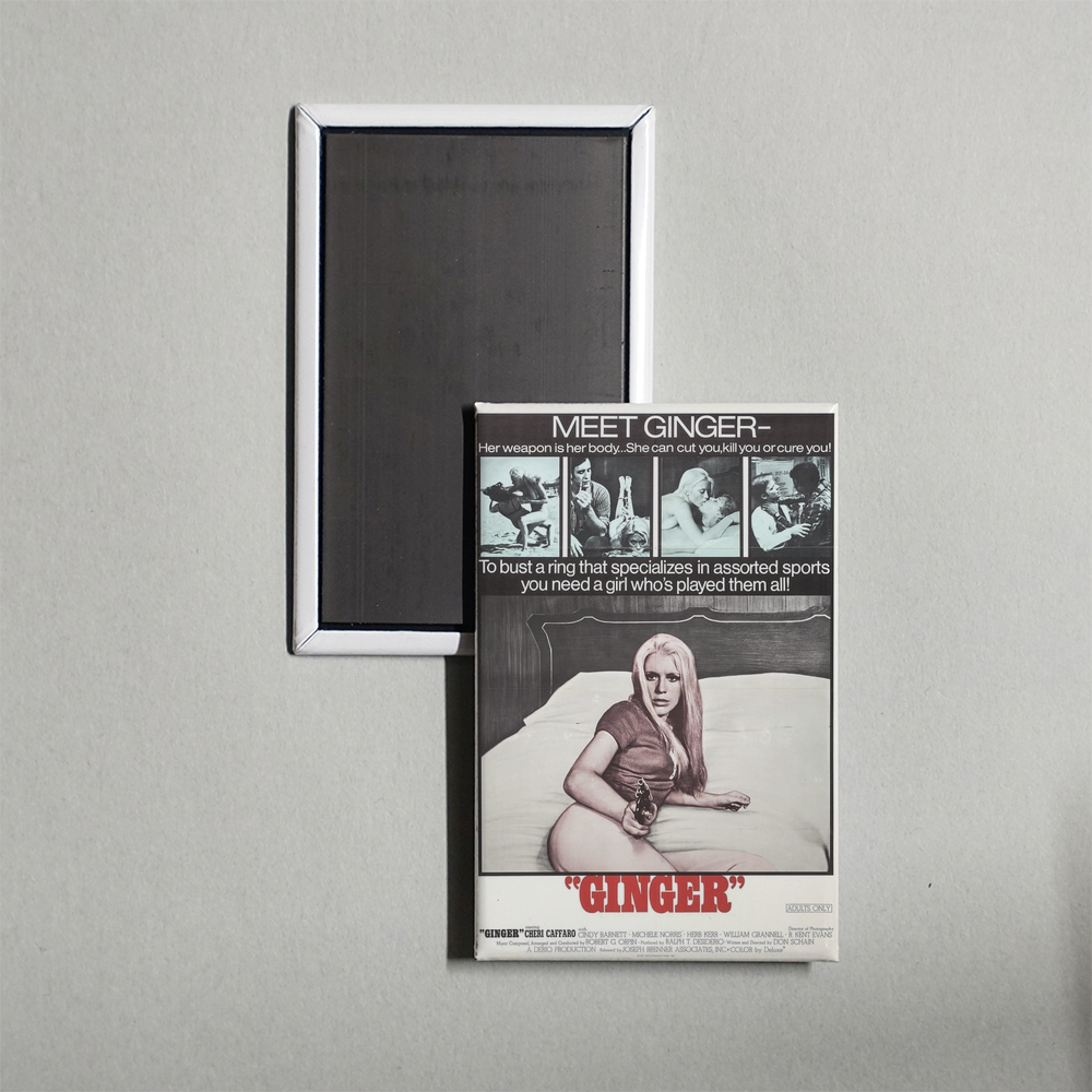 Ginger Mini Movie Fridge Magnet