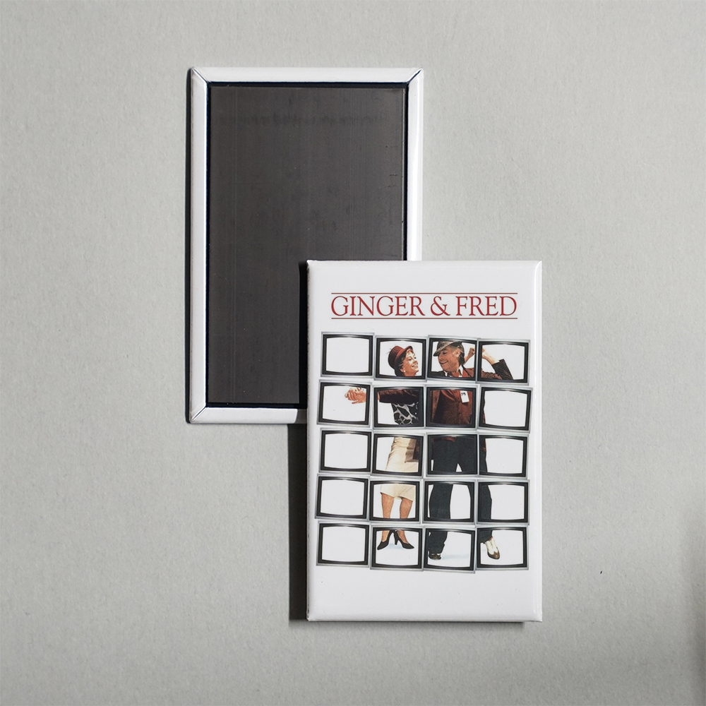 Ginger and Fred Mini Movie Fridge Magnet