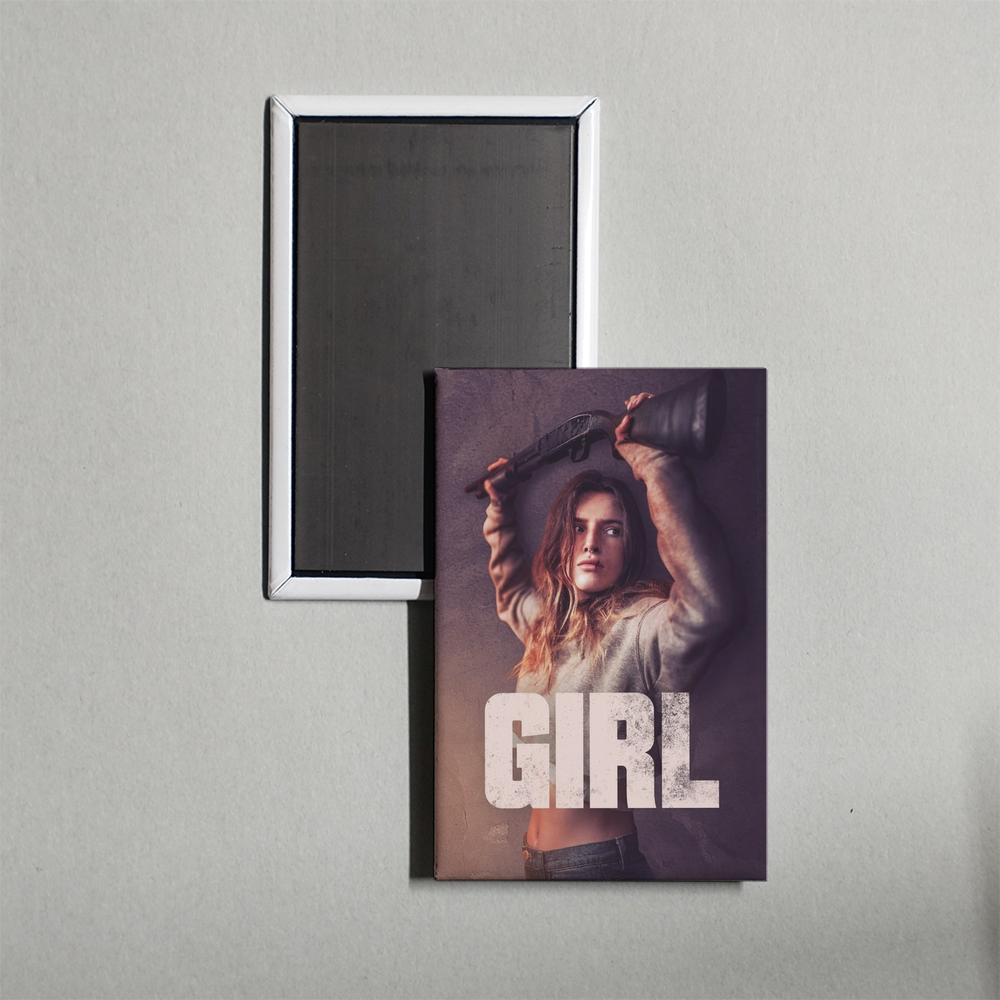 Girl Mini Movie Fridge Magnet