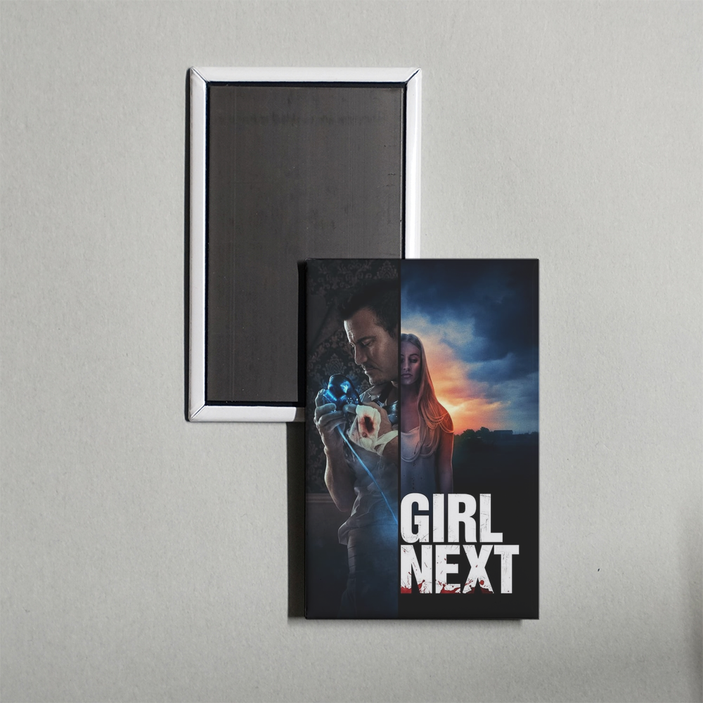 Girl Next Mini Movie Fridge Magnet
