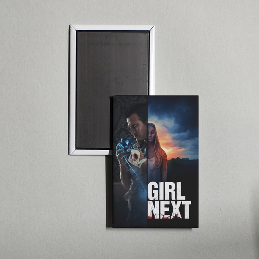 Girl Next Mini Movie Fridge Magnet