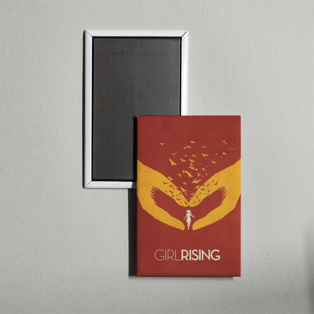 Girl Rising Mini Movie Fridge Magnet