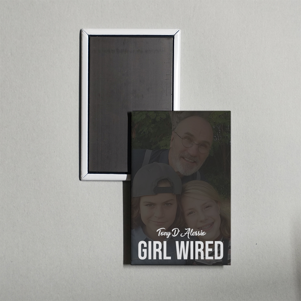 Girl Wired Mini Movie Fridge Magnet