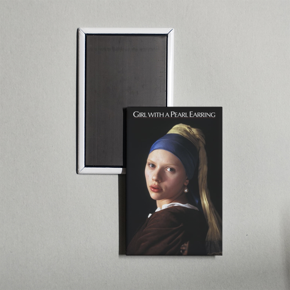 Girl with a Pearl Earring Mini Movie Fridge Magnet