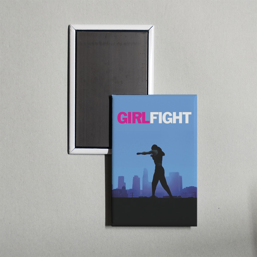 Girlfight Mini Movie Fridge Magnet