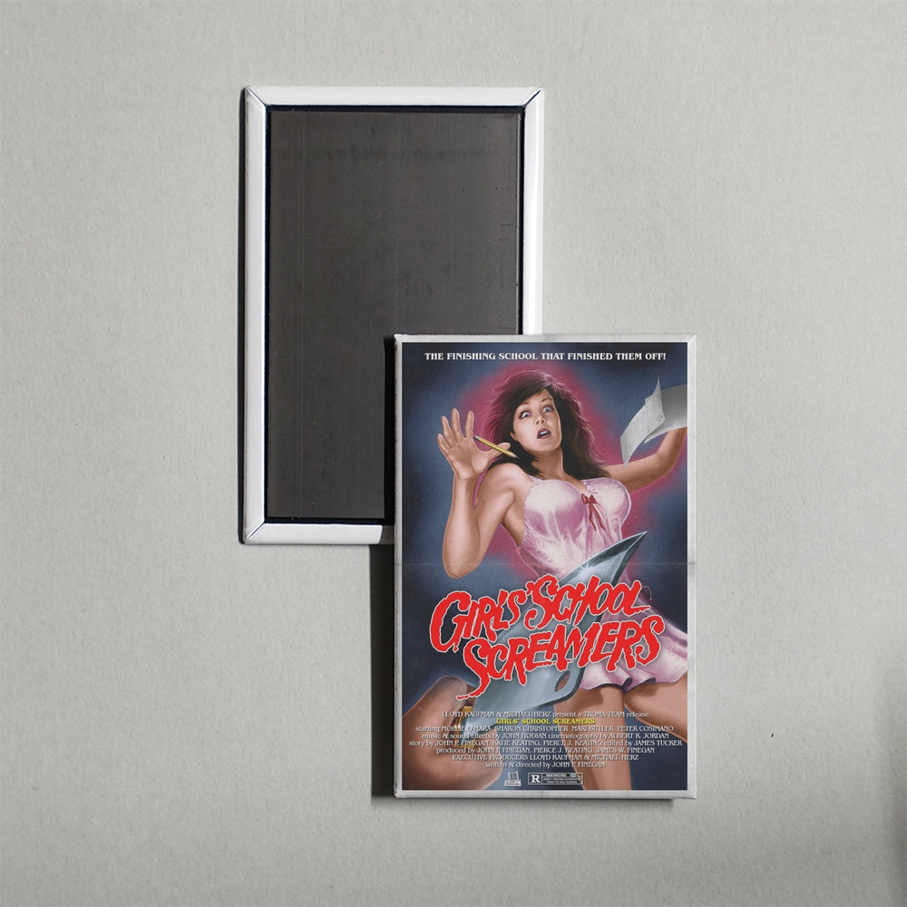 Girls School Screamers Mini Movie Fridge Magnet