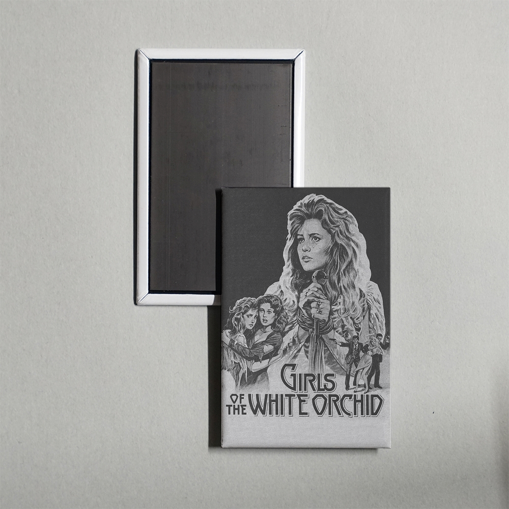 Girls of the White Orchid Mini Movie Fridge Magnet
