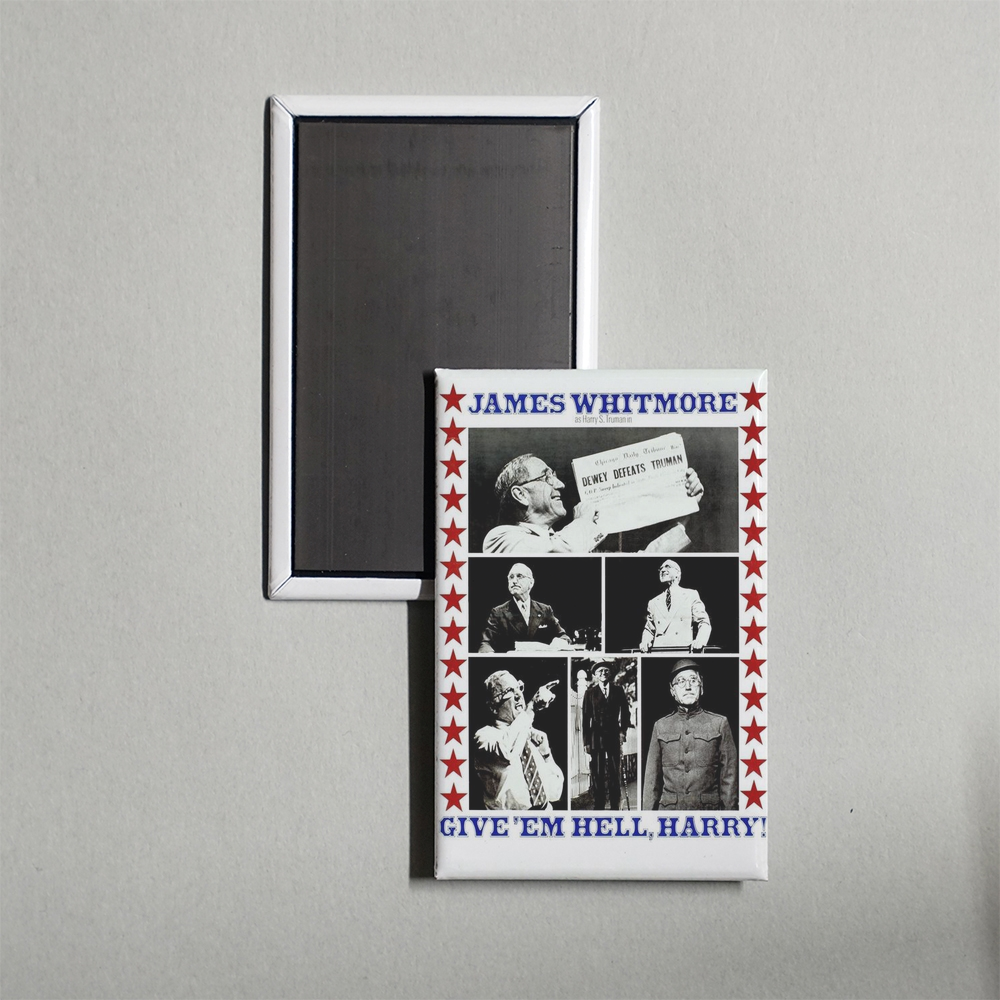 Give 'em Hell, Harry! Mini Movie Fridge Magnet