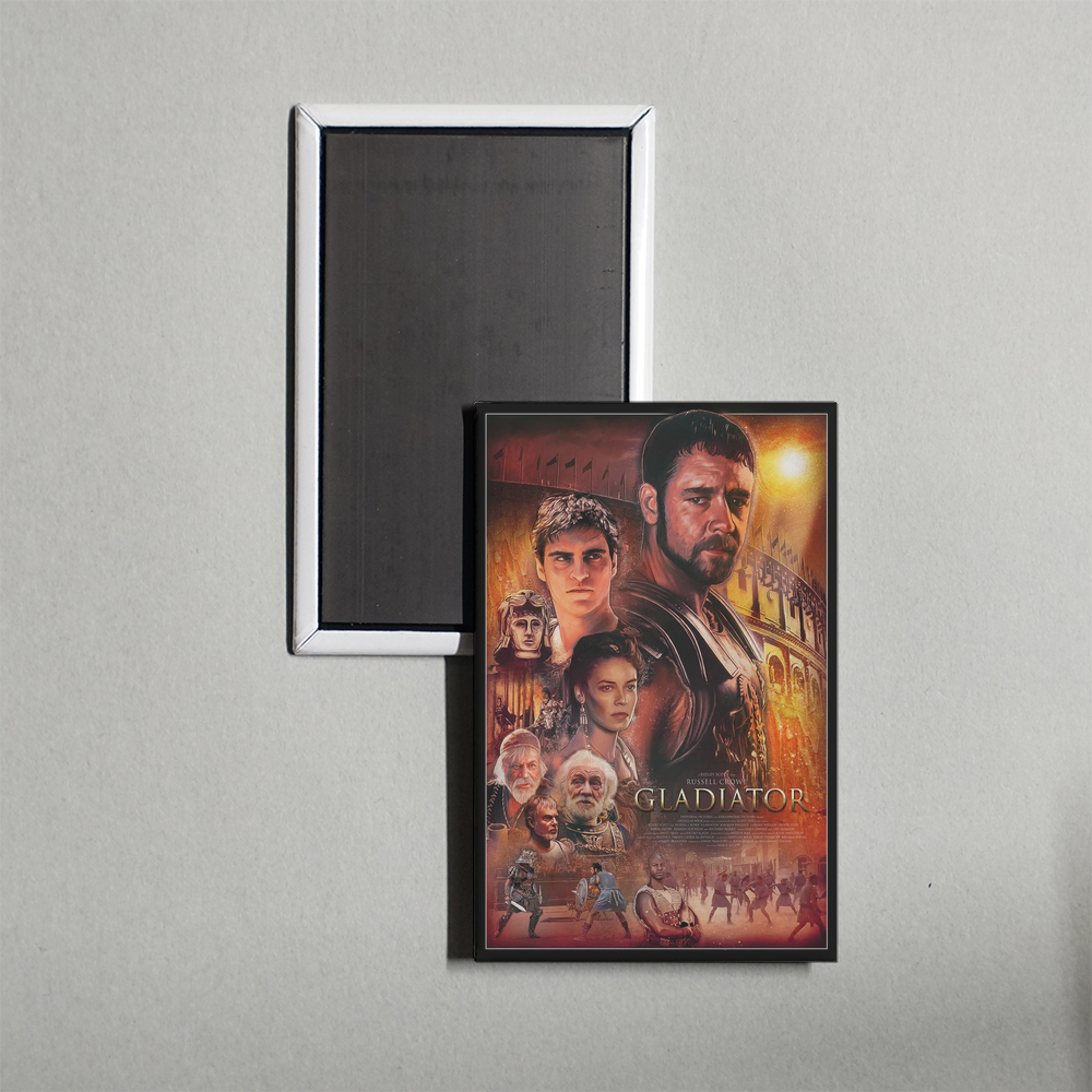 Gladiator B Mini Movie Fridge Magnet