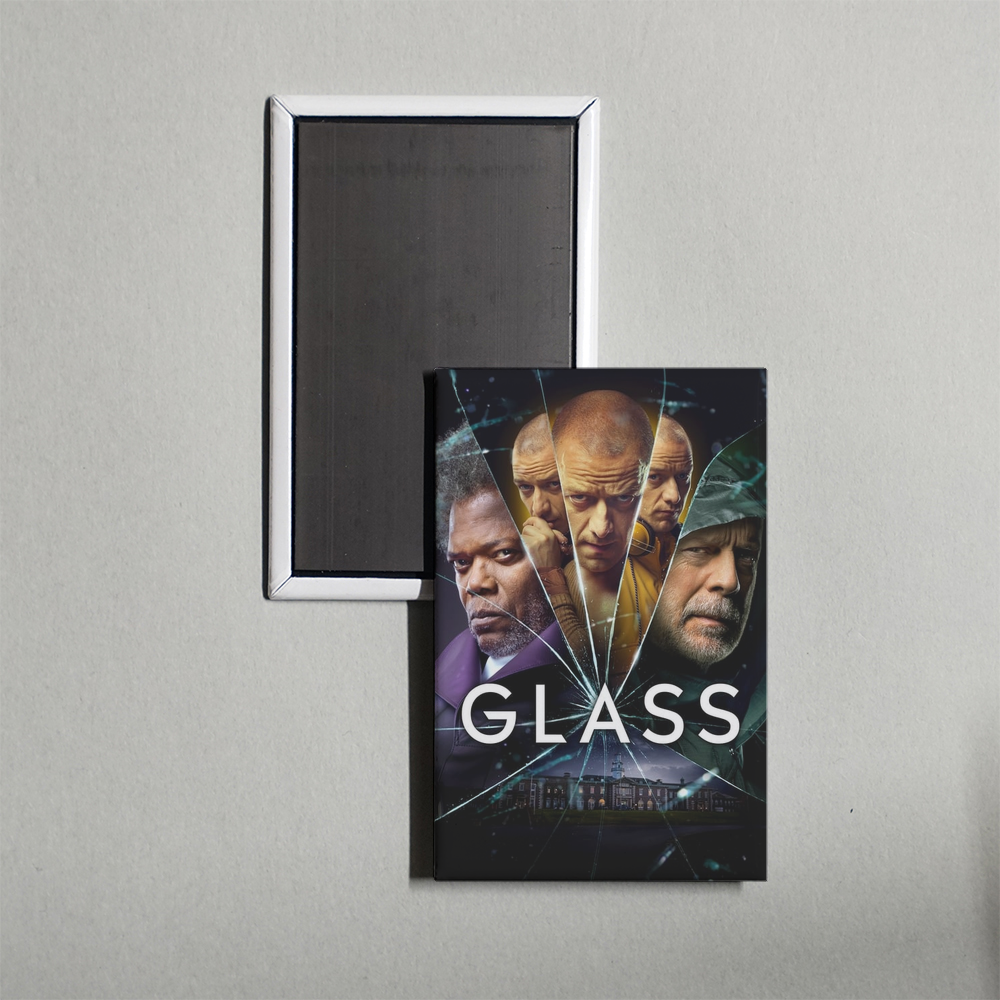 Glass Mini Movie Fridge Magnet