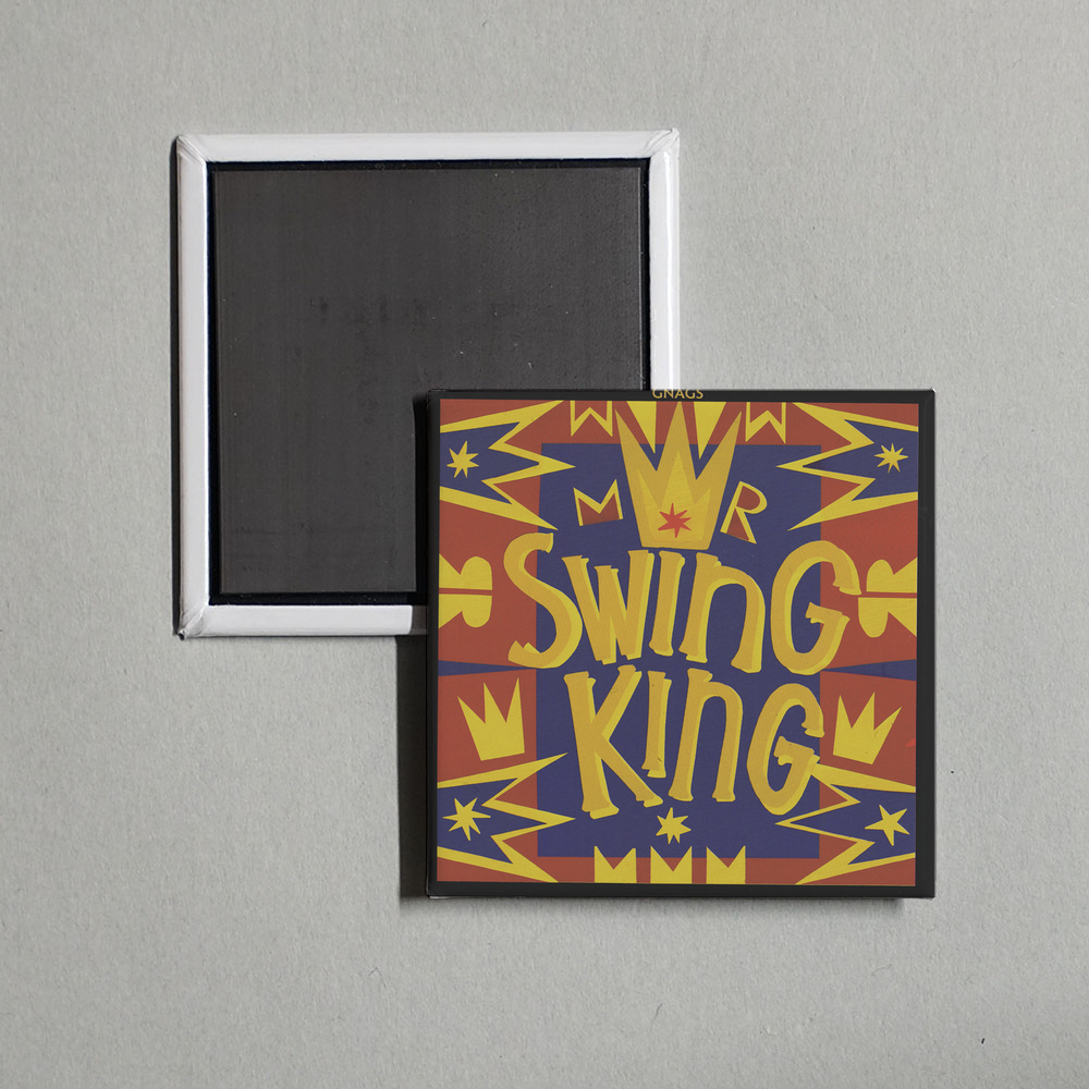 Gnags - Mr. Swing King Album Cover Fridge Magnet