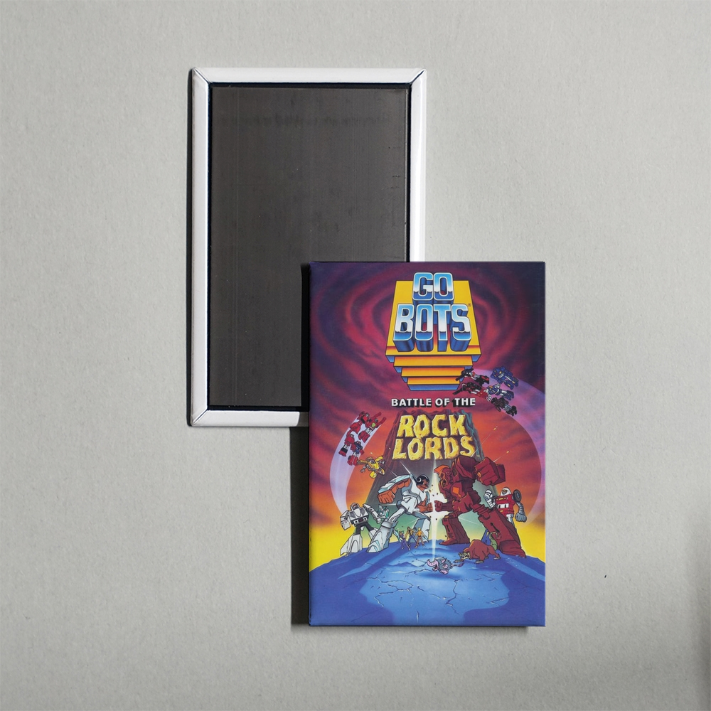 GoBots Battle of the Rock Lords Mini Movie Fridge Magnet