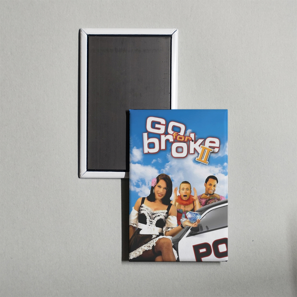 Go For Broke 2 Mini Movie Fridge Magnet