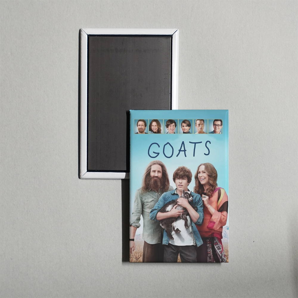 Goats Mini Movie Fridge Magnet