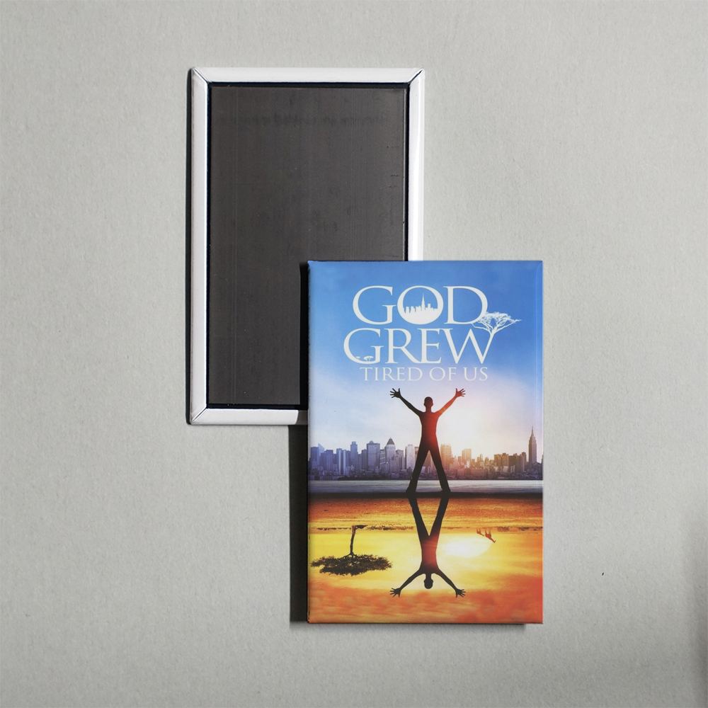 God Grew Tired of Us Mini Movie Fridge Magnet