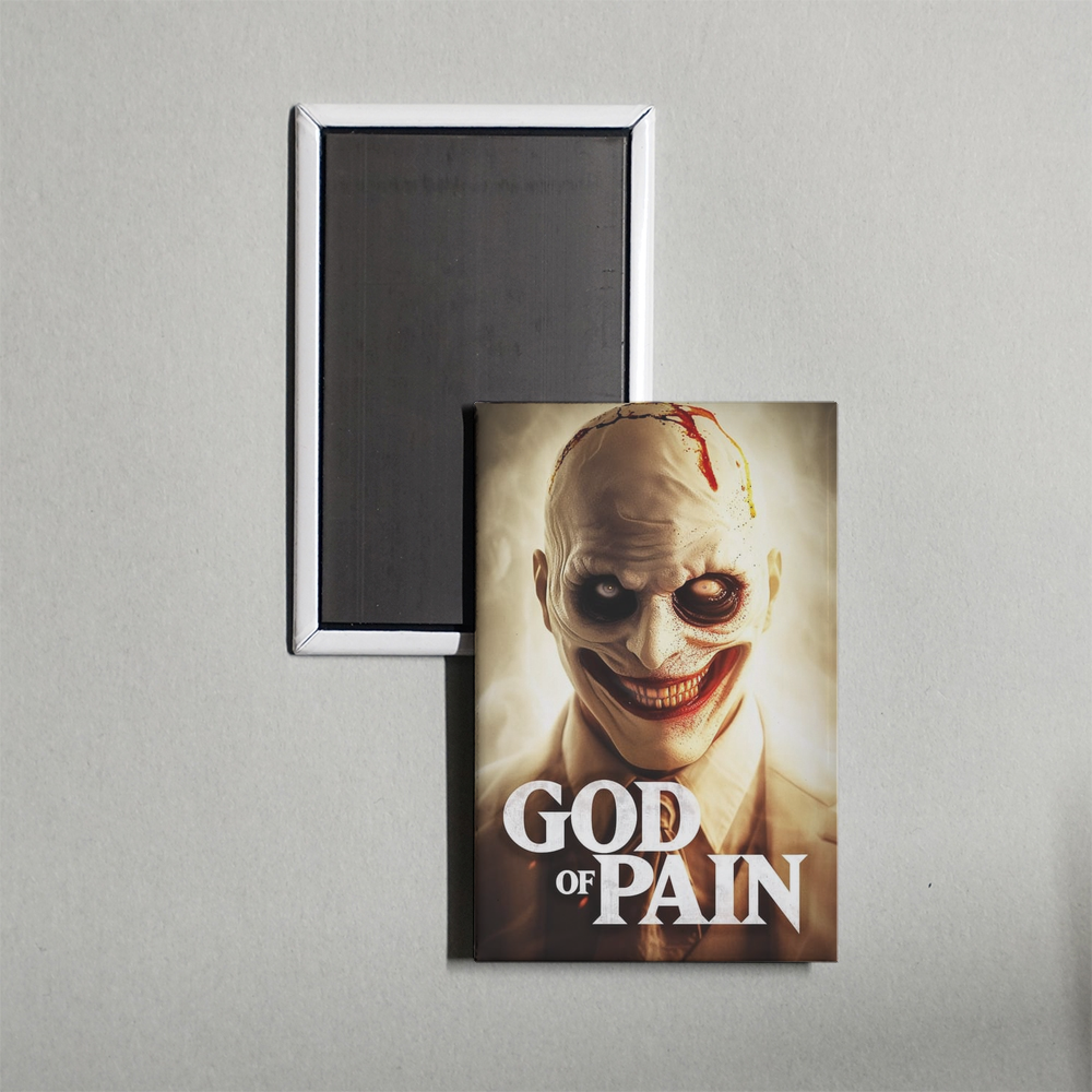 God of Pain Mini Movie Fridge Magnet