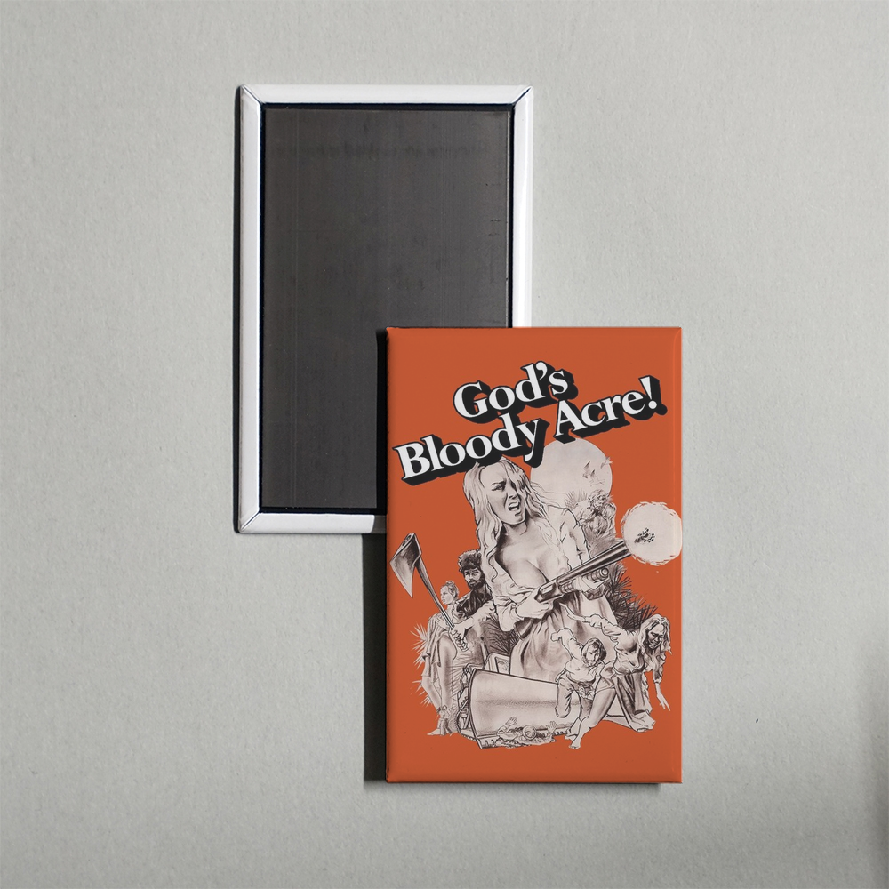 God's Bloody Acre Mini Movie Fridge Magnet