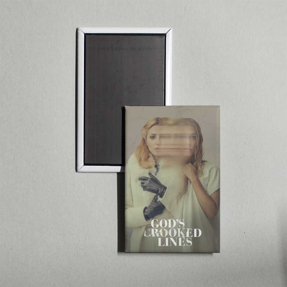God's Crooked Lines Mini Movie Fridge Magnet