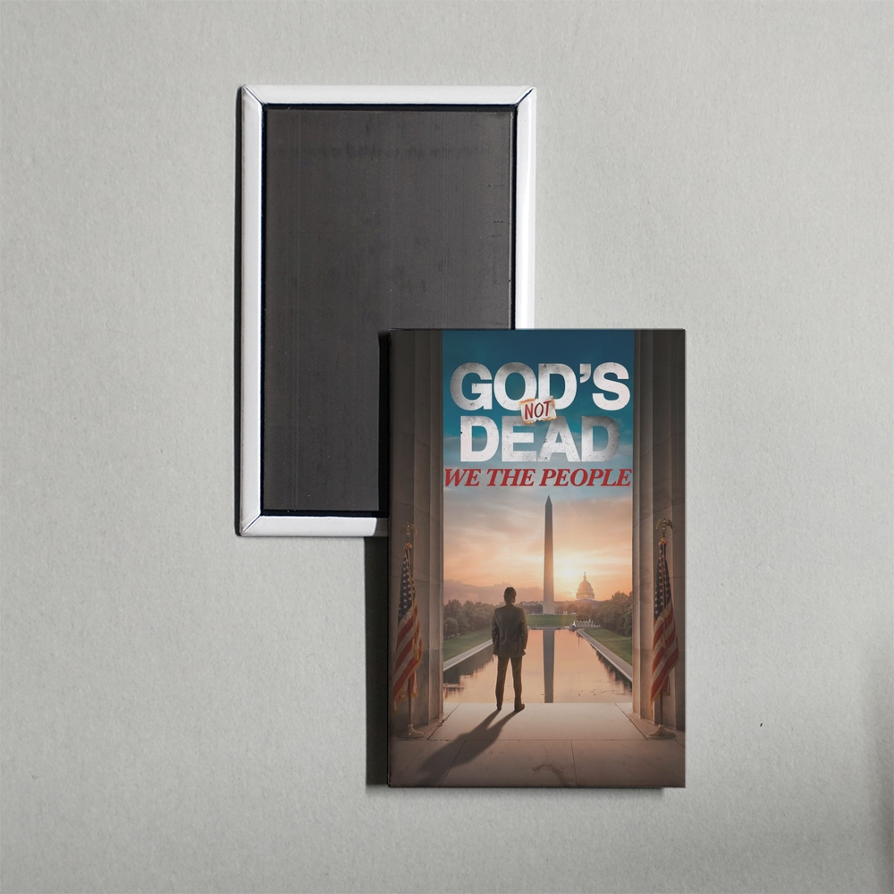 God's Not Dead We The People Mini Movie Fridge Magnet