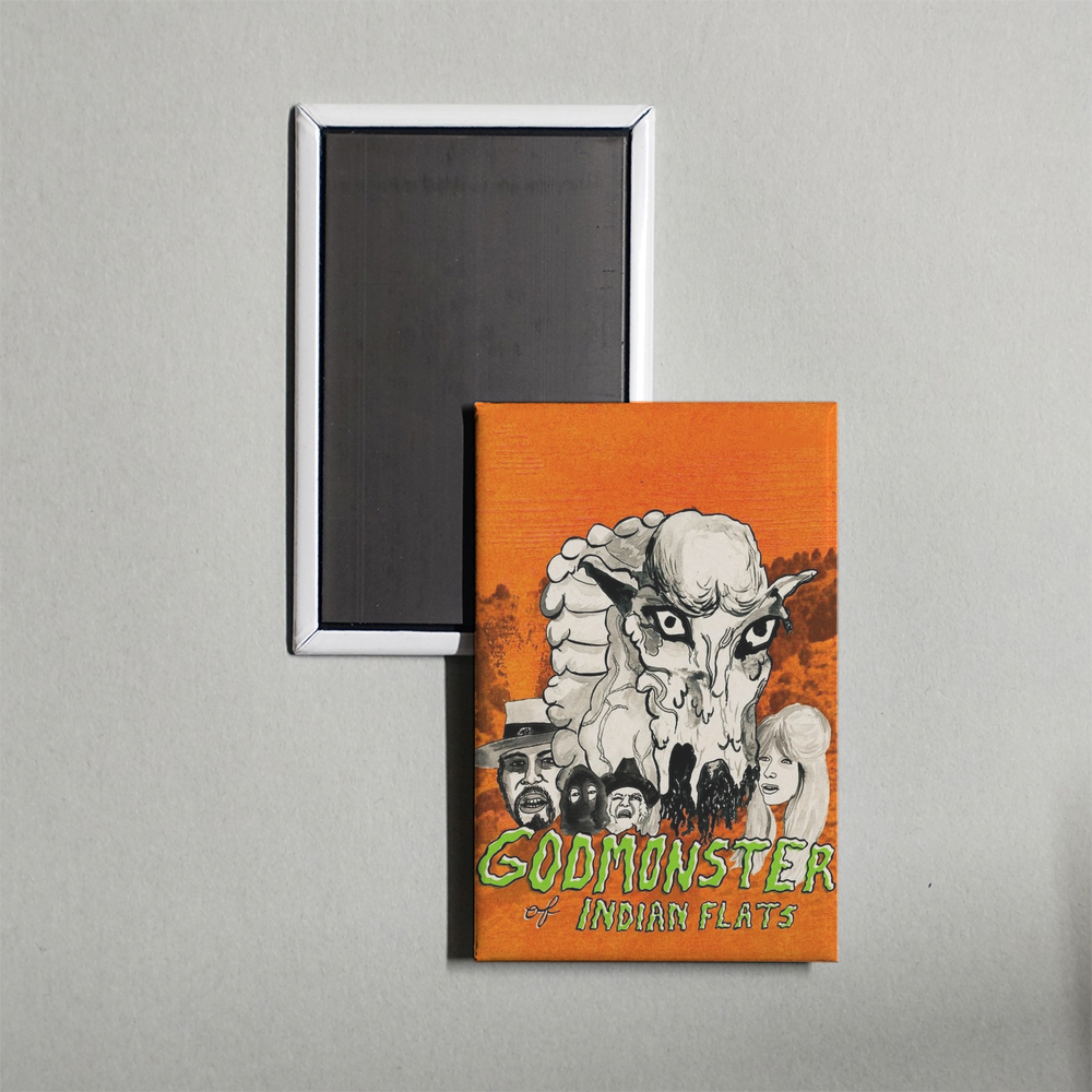 Godmonster of Indian Flats Mini Movie Fridge Magnet