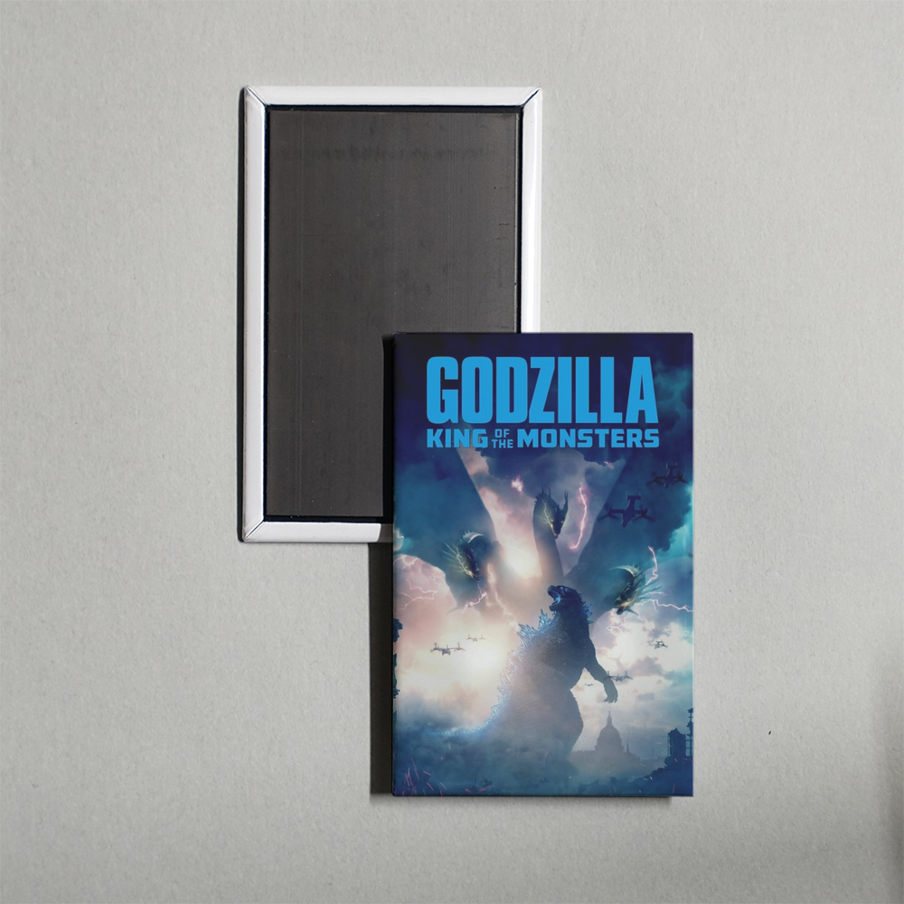 Godzilla King of the Monsters Mini Movie Fridge Magnet