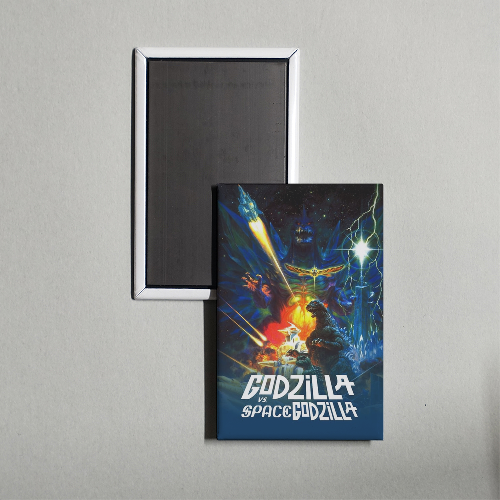 Godzilla vs. SpaceGodzilla Mini Movie Fridge Magnet