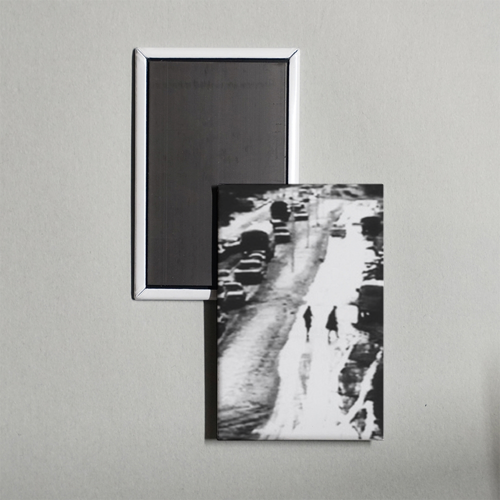 Going to Work Mini Movie Fridge Magnet