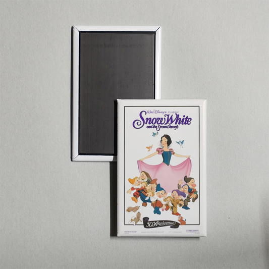 Golden Anniversary of Snow White and the Seven Dwarfs Mini Movie Fridge Magnet